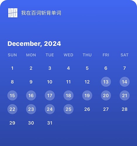 这是一个显示2024年12月的日历图片，其中12月25日被圆圈标记。 (Captioned by AI)